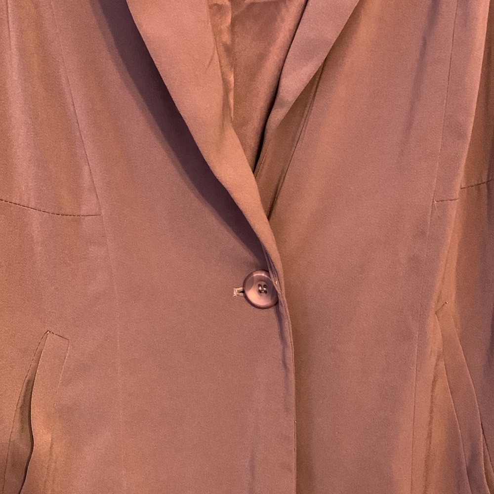 Torrid Mauve Purple Longline Blazer - Picture 4 of 5